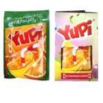 Растворимый напиток YUPI Апельсин 1кор*6бл*24шт 15 гр.