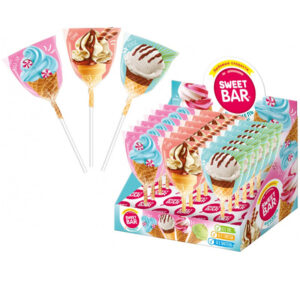 КОНФИТРЕЙД SWEET BAR Карамель на палочке фигурная Мороженое 1кор*12бл*20шт, 20г.