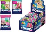 РОБЛОКСЕРЫ FIL1KTOP, БАБКА ШОУ, ЖЕНЯША BUBBLE BAR Жевательная резинка дражированная с начинкой 1кор*12бл*100шт, 4г.
