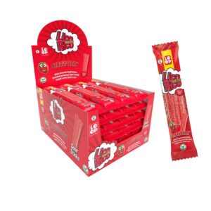 Жевательный мармелад LicoRiko кислые карандаши Клубника 1кор*8бл*24шт, 30г