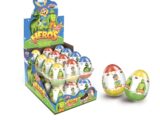 Яйцо из кондитерской глазури с игрушкой-сюрпризом «HEROS» 1кор*6бл*24шт, 25г