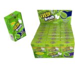 Жевательная резинка в коробочках FRESH BREATH мята, 1кор*12бл*24шт,14г