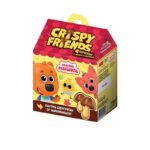 МИНИ-МИШКИ CRISPY FRIENDS Печенье декорированное кондитерской глазурью в форме грибочков с подарком 1кор*8бл*4шт, 42г.