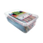 Жевательный мармелад LicoRiko кислые ремешки радуга 1кор*12бл*100шт,10г