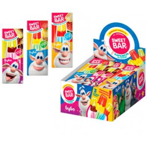 БУБА SWEET BAR Карамель на светящейся палочке Мороженое 1кор*24бл*24шт,10г