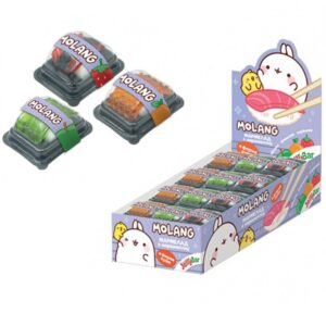 MOLANG JELLYBAR Мармелад с маршмеллоу в форме суши 1кор*12бл*20шт,8г.