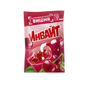 Растворимый напиток ИНВАЙТ Вишня 1кор*6бл*24шт,12гр