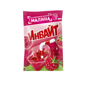 Растворимый напиток ИНВАЙТ Малина 1кор*6бл*24шт,12гр