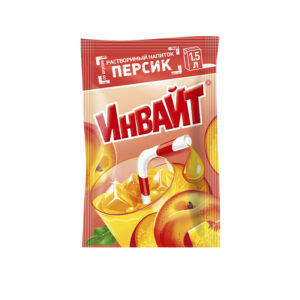 Растворимый напиток ИНВАЙТ Персик 1кор*6бл*24шт,12гр