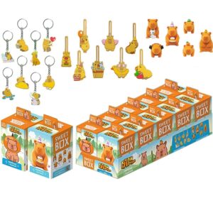 КОНФИТРЕЙД КАПИБАРЧИК SWEET BOX Мармелад с игрушкой/подарком в коробочке 1кор*12бл*10шт,10г.