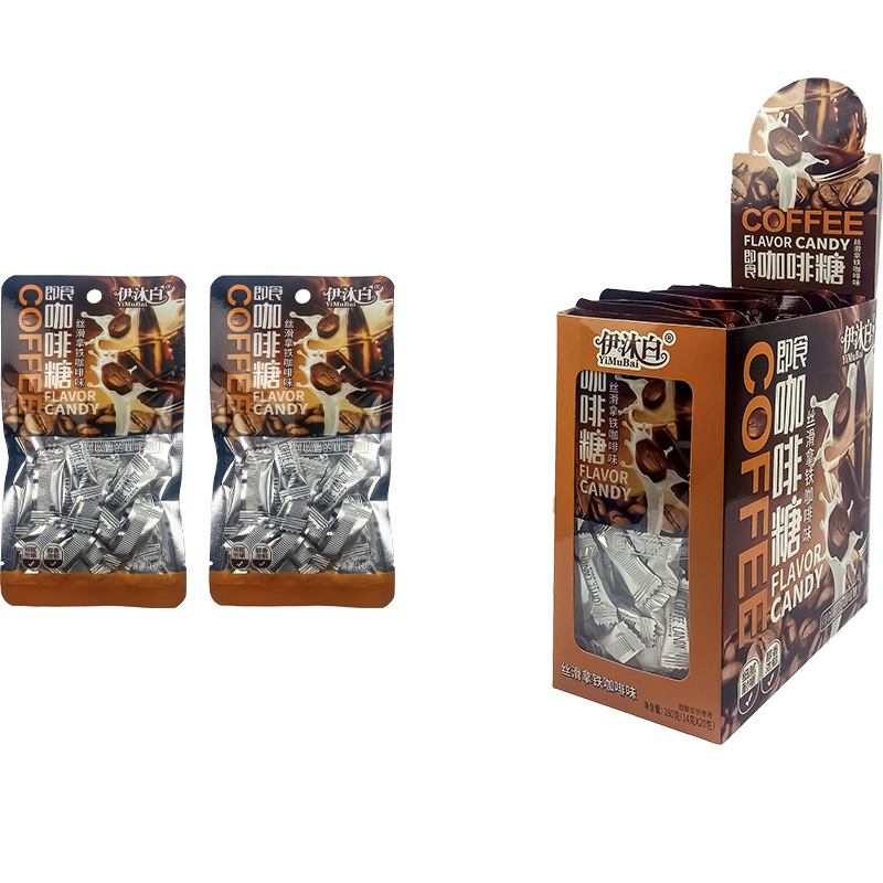 Конфеты со вкусом латте Yimubai 1кор*12бл*20шт,14г Конфеты со вкусом латте Yimubai 1кор*12бл*20шт,14г