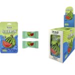 Конфеты сосательные со вкусом арбуза Yimubai 1кор*12бл*20шт,16г