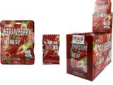 Леденцы сосательные со вкусом клубники Yimubai 1кор*12бл*20шт,25г