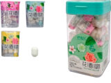 Конфеты сосательные ассорти с цветочным вкусом Yimubai 1кор*12бл*45шт,3,8г