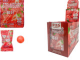 Леденцы сосательные со вкусом клубники Yimubai 1кор*12бл*20шт, 25г