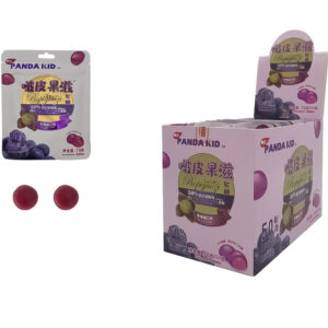 Мармеладные конфеты со вкусом фиолетового винограда Hengli Xiongzai 1кор*8бл*10шт, 70г
