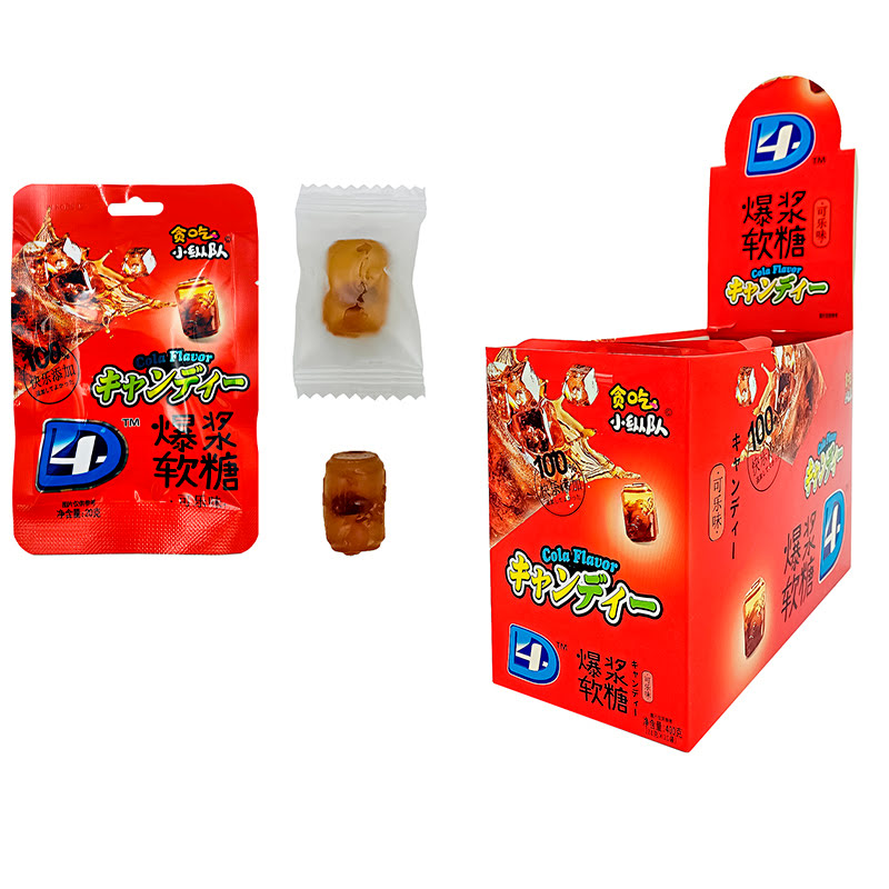 Жевательные конфеты со вкусом колы Tanchixiaodui 1кор*12бл*20шт, 20гр. Жевательные конфеты со вкусом колы Tanchixiaodui 1кор*12бл*20шт, 20гр.